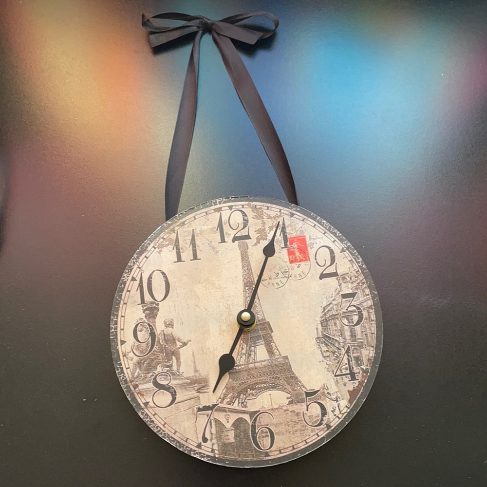 Paris Wall Clock